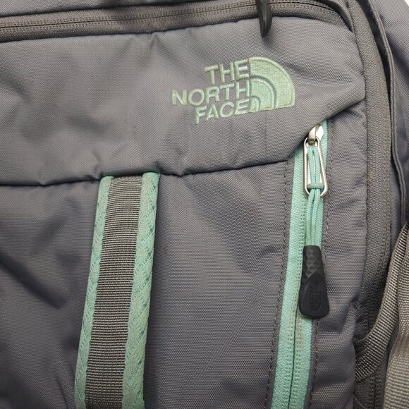 The North Face Surge Transit Backpack Gray/Aqua - Picture 2 of 11